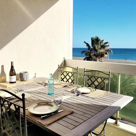 Canet-en-roussillon: T2 Moderne Avec Terrasse, Parking Prive Et Ascenseur Pour 4 Pers - Fr-1-794-129 * קאנט אן רוסיון