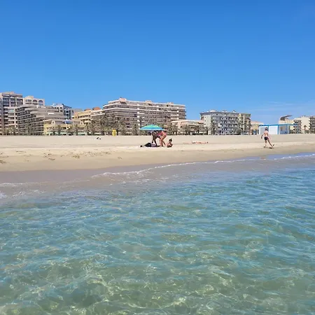 Apartment Canet-en-roussillon: T2 Moderne Avec Terrasse, Parking Prive Et Ascenseur Pour 4 Pers - Fr-1-794-129 Canet-en-Roussillon
