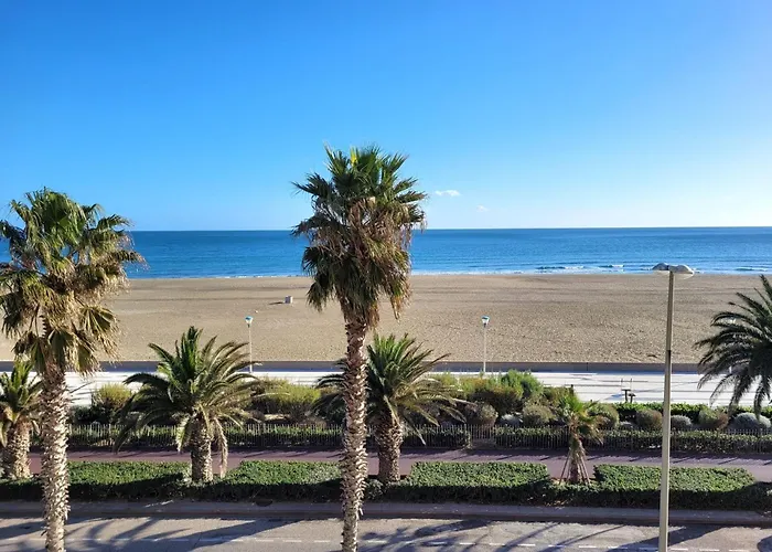 Canet-en-roussillon: T2 Moderne Avec Terrasse, Parking Prive Et Ascenseur Pour 4 Pers - Fr-1-794-129 카네트